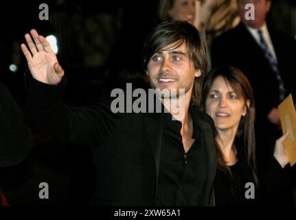 HOLLYWOOD, CA - NOVEMBER 16, 2004: Jared Leto at the Los Angeles premiere of 'Alexander' held at the Grauman's Chinese Theater in Hollywood, USA on November 16, 2004. Stock Photo