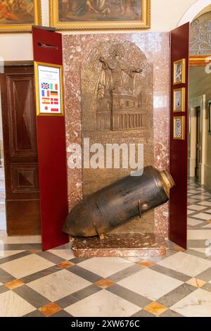 23 Mar 2023. Malta, Mosta. Sanctuary Basilica of the Assumption of Our Lady, commonly known as the Rotunda of Mosta or the Mosta Dome, is a Roman Cath Stock Photo