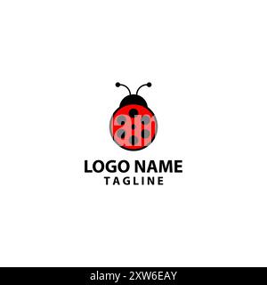 bug movie logo logo design vector Stock Vector
