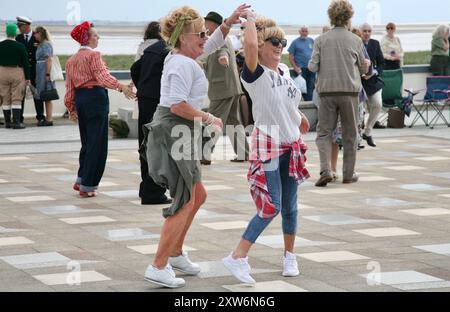 Ladies dancing Stock Photo
