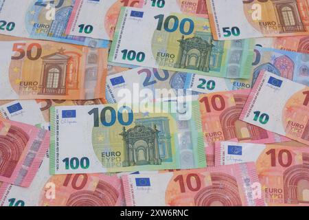 Euro-Scheine *** Euro notes Nordrhein-Westfalen Deutschland, Germany GMS11665 Stock Photo