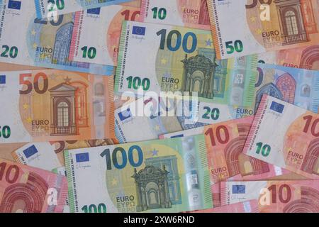 Euro-Scheine *** Euro notes Nordrhein-Westfalen Deutschland, Germany GMS11666 Stock Photo