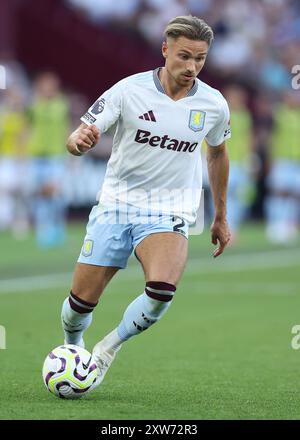 Aston Villa's Matty Cash during a press conference at Bodymoor Heath ...