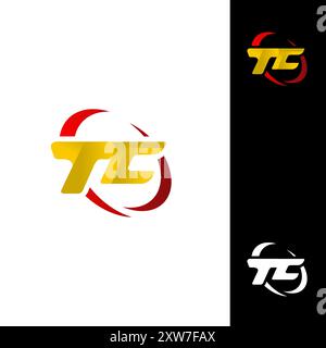 Initial Letter tc Linked Logo for business and company identity.EPS 10 Stock Vector