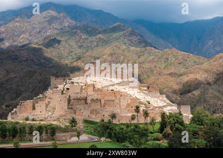 Stone village of Saudi Arabia Stock Vector