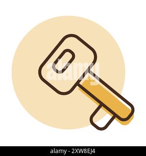 Access key icon on white background. . Security sign. Graph symbol for your web site design, logo, app, UI Stock Vector
