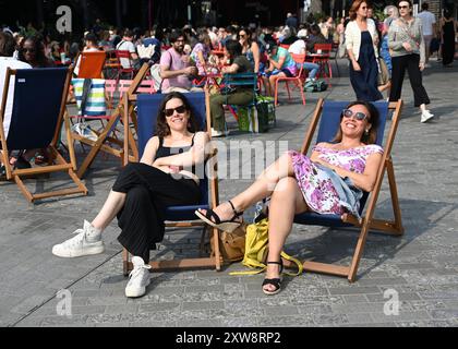 LONDON, UK. 1st Aug, 2024. King's Cross Summer Sounds is hosting a celebration of Brazilian culture at Coal Drops Yard, London, UK. ( Credit: See Li/Picture Capital/Alamy Live News Stock Photo