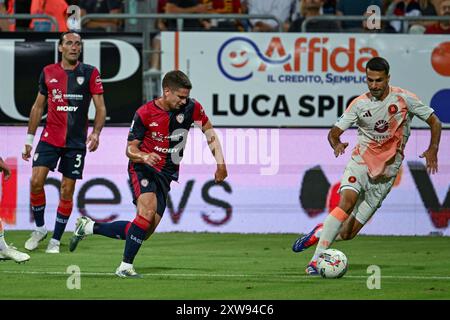 Cagliari's Matteo Prati during the Serie A Enilive soccer match between ...