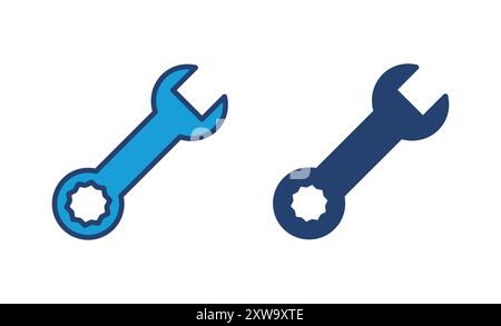 Wrench icon vector. repair icon vector. tools icon vector Stock Vector