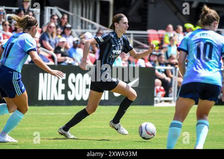 Washington, DC, United States. 18th Aug, 2024. Washington, DC, United States, August 18, 2024: Paige Metayer (26 Washington Spirit) during the international friendly between Washington Spirit and Arsenal at Audi Field in Washington, DC, United States (EDITORIAL USAGE ONLY). (Rebekah Wynkoop/SPP) Credit: SPP Sport Press Photo. /Alamy Live News Stock Photo