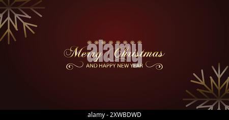 Sending Warmth and Cheer Merry Christmas and a Happy New Year Ahead Stock Vector
