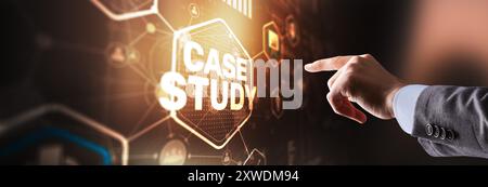 In the social and life sciences a case study concept Stock Photo