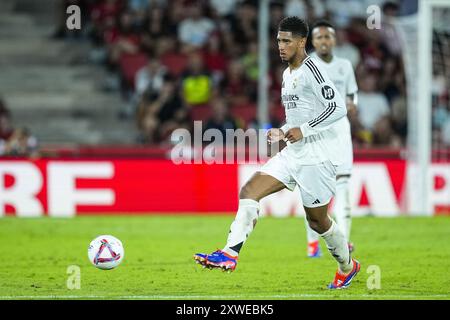 Jude Bellingham of Real Madrid during the Spanish championship La Liga football match between RCD Mallorca and Real Madrid on August 18, 2024 at Son Moix stadium in Mallorca, Spain Stock Photo