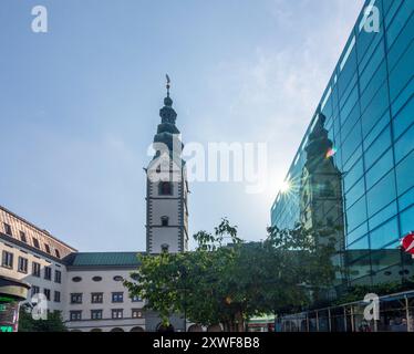 Klagenfurt am Wörthersee: Klagenfurt Cathedral in , Kärnten, Carinthia, Austria Stock Photo