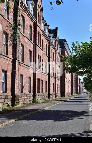 Around the UK - Listed buildings on Barrow Island, (Vickerstown) Barrow in Furness, Cumbria, UK Stock Photo