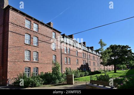 Around the UK - Listed buildings on Barrow Island, (Vickerstown) Barrow in Furness, Cumbria, UK Stock Photo