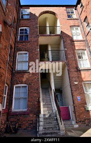 Around the UK - Listed buildings on Barrow Island, (Vickerstown) Barrow in Furness, Cumbria, UK Stock Photo