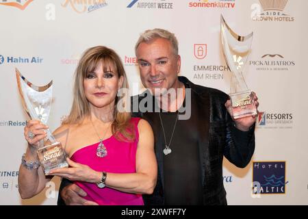 Kalkar, Deutschland. 22nd Apr, 2023. ARCHIVE PHOTO: Deborah SASSON will be 65 years old on August 22nd, 2024, Deborah SASSON, singer, and Uwe KROEGER, singer, will receive the honorary award Musical Stars of the Year, The Golden Sun 2023, on April 22nd, 2023 in Wunderland Kalkar, ? Credit: dpa/Alamy Live News Stock Photo