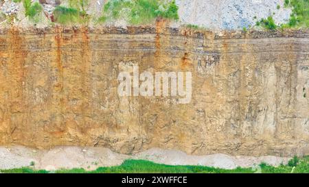 Erosion in sedimentary rock layers in Zion National Park,Utah,USA Stock ...