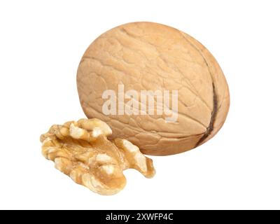 Walnut isolated on white background Stock Photo