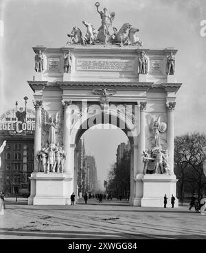 Dewey Arch, New York, circa 1900 Stock Photo