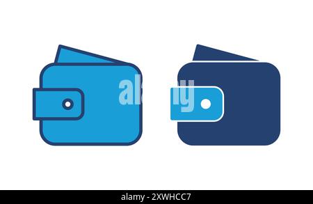 Wallet icon vector. wallet vector icon Stock Vector