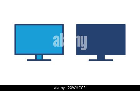 Tv icon vector. television icon vector Stock Vector