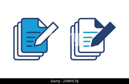 Note icon vector. notepad icon vector Stock Vector