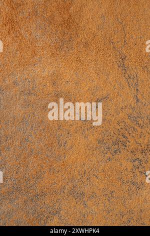 Vintage distressed worn brown leather background backdrop. Natural material concept Stock Photo