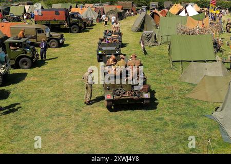 Bren Gun Carrier on display at The Yorkshire Wartime Experience near Bradford,West Yorkshire,UK Stock Photo