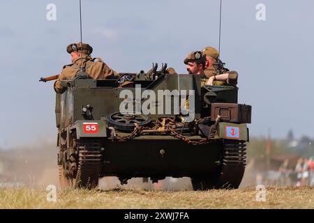 Bren Gun Carrier on display at The Yorkshire Wartime Experience near Bradford,West Yorkshire,UK Stock Photo