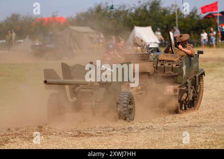 Bren Gun Carrier on display at The Yorkshire Wartime Experience near Bradford,West Yorkshire,UK Stock Photo