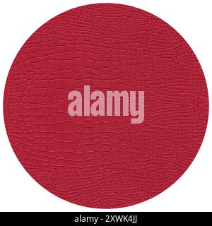 Suitable for background, crocodile leather texture surface kraft red burgundy paper close-up, can be used for web templates and artworks Stock Photo