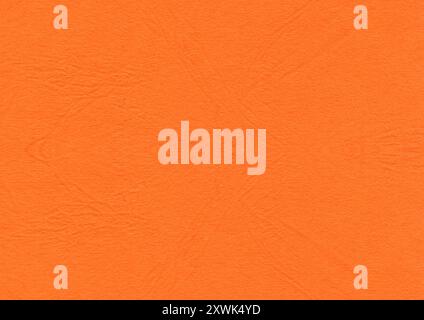 Suitable for background, leather texture surface kraft orange paper close-up, can be used for web templates and artworks Stock Photo