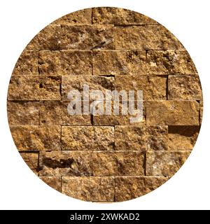 Rectangular cut out beige organic marble wall texture background can be, tile seamless lined up Stock Photo