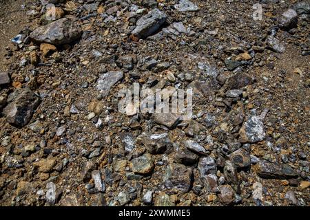 Nickel extraction, Mining in Labengki, Sulawesi, Indonesia, Asia Stock Photo