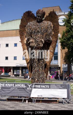 Knife Angel Sculpture Stock Photo