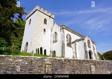 Church Of All Saints, Selworthy, Exmoor National Park, Somerset, England, UK in May Stock Photo