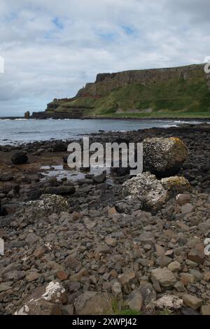 Port Noffer, Causeway Coast, Antrim, Northern Ireland Stock Photo