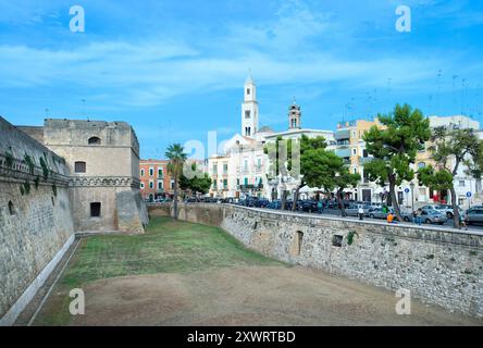 Castello Svevo, Bari, Puglia, Italy Stock Photo