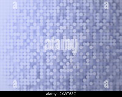 Soothing pattern of circles in gradient of shades of chambray blue. Digital 3D rendering. Stock Photo