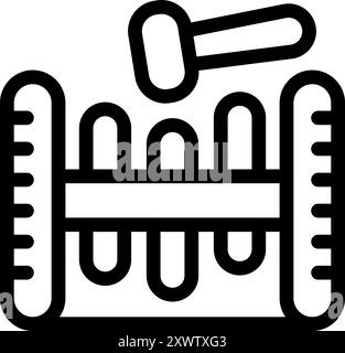 Classic and entertaining arcade game challenging hand eye coordination and reflexes Stock Vector