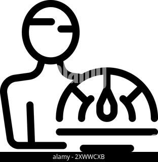 Businessman holding a pie chart, representing data analysis and business strategy Stock Vector
