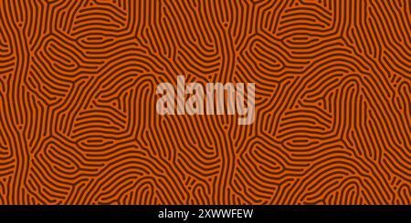 Turing Diffusion Effect Vector Abstract Background, Fabric seamless pattern or texture wallpaper and backdrop Stock Vector