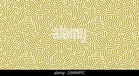 Turing Diffusion Effect Vector Abstract Background, Fabric seamless pattern or texture wallpaper and backdrop Stock Vector
