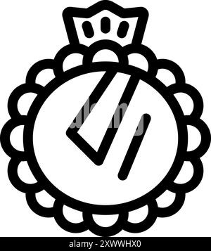 Simple crown and label ranking icon set, 1st to 3rd place, Vector ...
