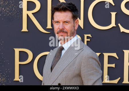 Lloyd Owen bei der Weltpremiere der 2. Staffel der Amazon Prime Video Serie The Lord Of The Rings: The Rings Of Power / Der Herr der Ringe: Die Ringe der Macht im BFI Southbank. London, 20.08.2024 *** Lloyd Owen at the world premiere of season 2 of the Amazon Prime Video series The Lord Of The Rings The Rings Of Power The Lord Of The Rings Of Power at BFI Southbank London, 20 08 2024 Foto:xC.xMorleyx/xFuturexImagex rings 4920 Stock Photo