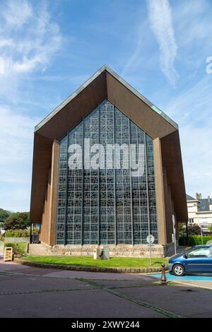 The exterior of Chapelle Notre Dame de Bon Port, Saint Valery en Caux, Normandy, France Stock Photo