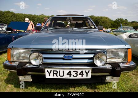 1982 Ford Granada Ghia owned by John Langford at the Classics at Penshurst Car Show at Penshurst Place 18th August 2024  Photo: Michael Cole Stock Photo