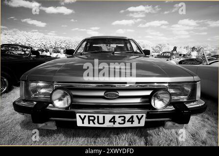 1982 Ford Granada Ghia, owned by John Langford at the Classics at Penshurst Car Show at Penshurst Place 18th August 2024  Photo: Michael Cole Stock Photo